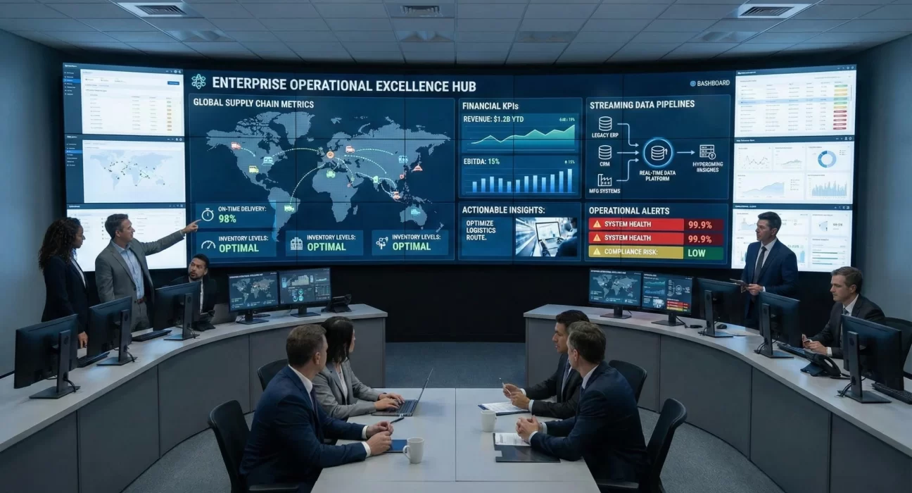 Enterprise data engineering for real-time decision making